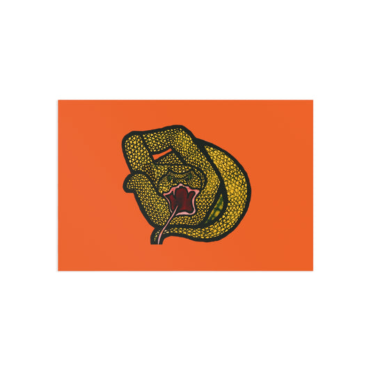 Fine Art Postcard Snake