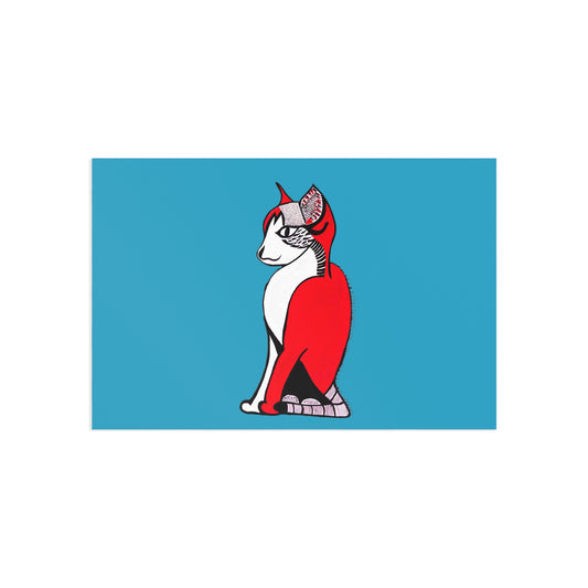 Ansichtkaart Kat